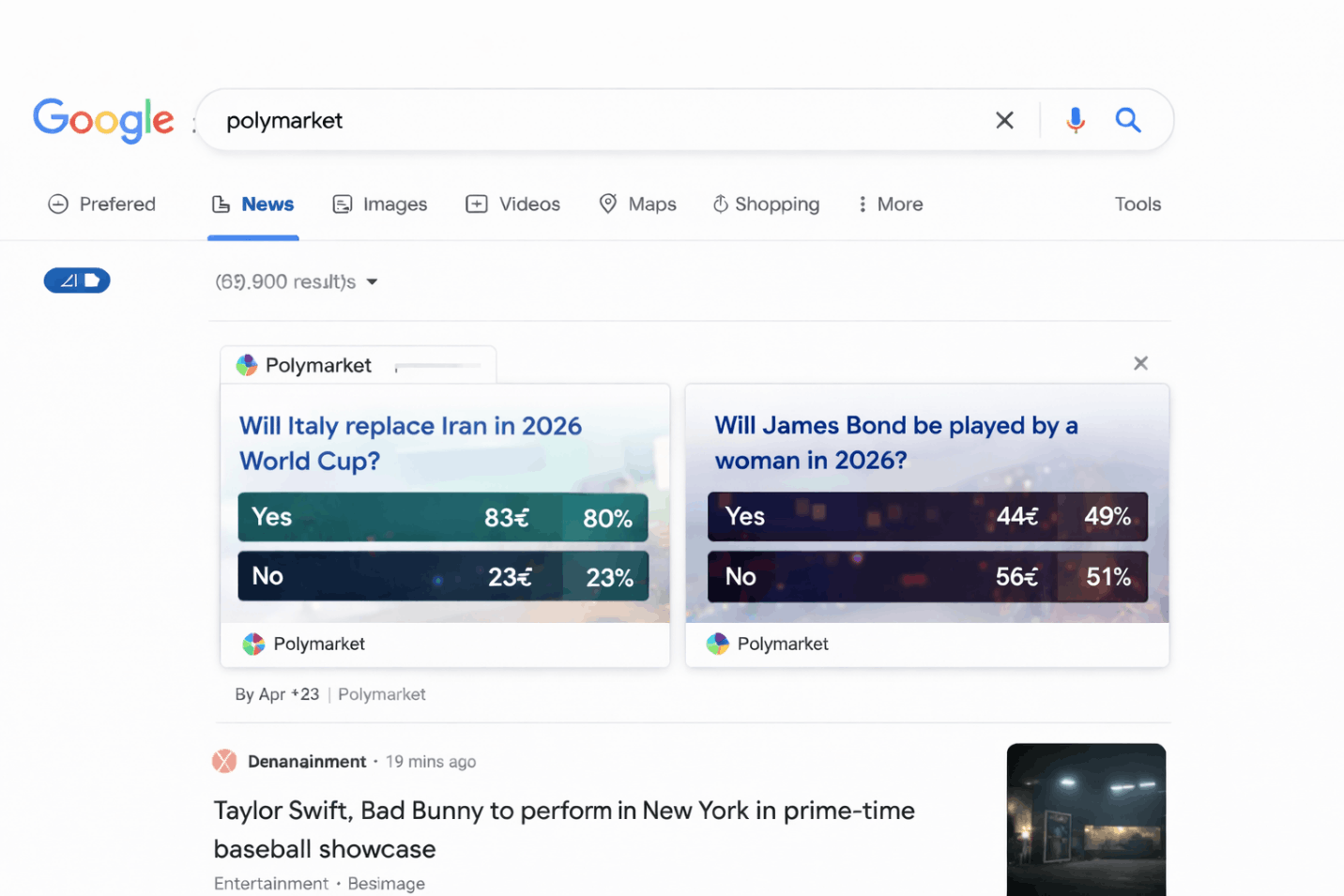 Google’s Gambling News Blunder